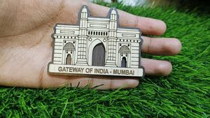 Wooden Fridge Magnet.