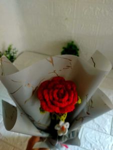 Crochet Rose Bouquet