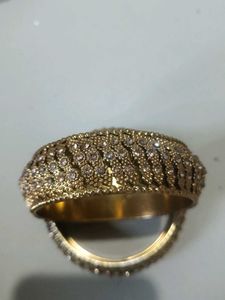 Elegant Gold-Tone Bangle Set