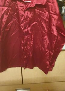 Boys Party Wear Red Shirt