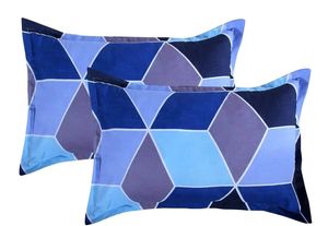 Glace Cotton Printed Flat Double Bedsheet