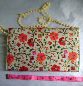 Embroidered Ethnic Clutch