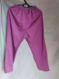 Purple Casual Pants