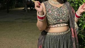 🩶 Grey Stylish Lahenga 🩶