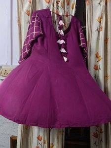 Beautiful Flared Kurta With Tassels