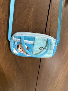 Cute Blue Dog Purse