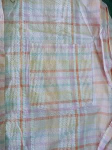 Checked Oversized Shirt