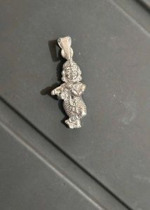 Real silver pendent of kanha ji🙏