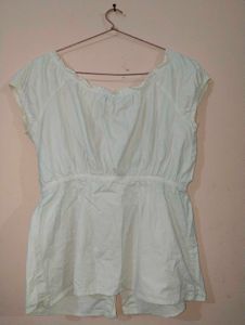 Korean Style White Top