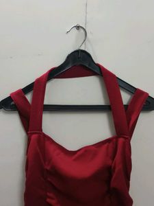 Red Bodycon Party Dress
