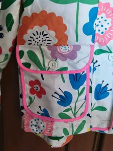 Cute Floral Kids Jacket