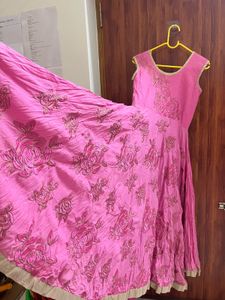 Pink Floral Kurta