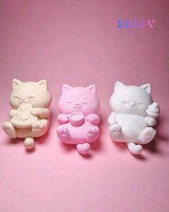 3D printed Mini Fat Cats Figurines