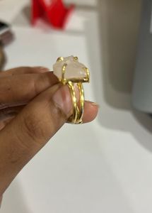 Handmade Raw Stone Ring