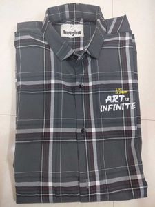 Stylish Gray Plaid Shirt