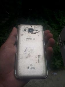 Damaged Samsung J2 Phone