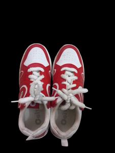 Red & White Sneakers