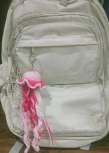 Crochet Jellyfish keychain