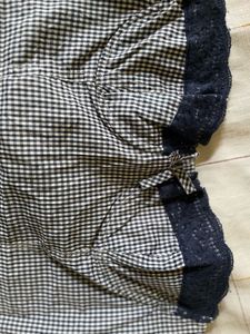 Gingham Corset Top