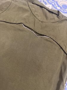 Olive Green Tops - Set of 2