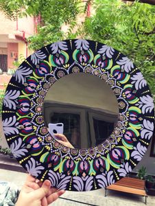 Hand-Painted Decorative Mirror