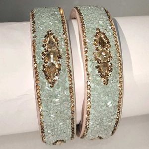 Light Sea Green Lakh Kangan