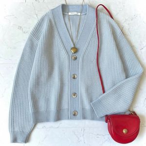 Light Blue Knit Cardigan