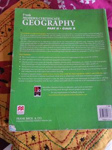 Frank Geography Book Class 10 ICSE