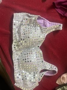 Full Lilac Lehenga set - With Dupatta And Potl