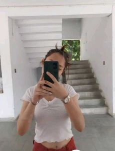 White Bow Top 🎀