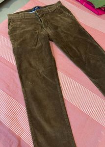 Brown Cotrise Pant