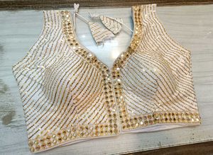 White Designer Blouse