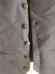 Combo Men Blue Coat Blazer Waistcoat