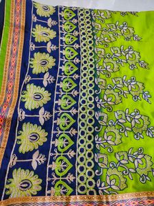 Elegant Embroidered Saree