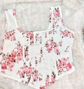Floral Corset Top