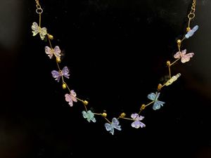 Handmade Butterfly Chain Necklace