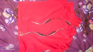 Never Used Red Zipper Top