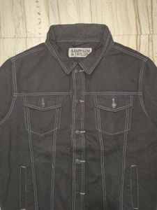 Vintage Re-Dyed Black Denim Jacket