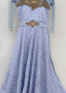 Elegant Lavender Ethnic Gown