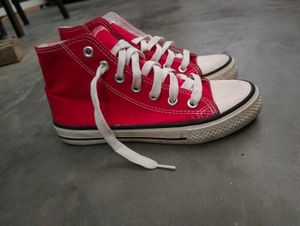 Red High Top Sneakers