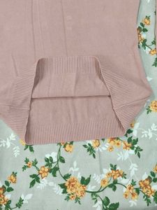 Dusty Rose Mock Neck Sweater