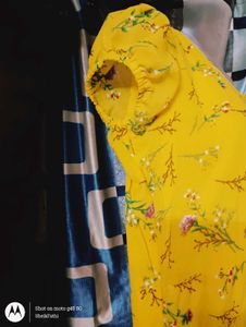 Floral Yellow Maxi Dress