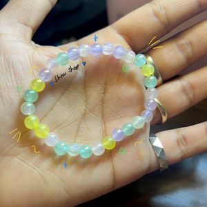 Pastel Bead Bracelet Handmade