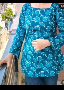 Floral Print Kurta
