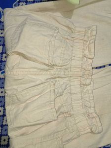 Beige Casual Boyfriend Pant