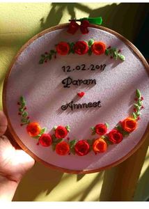 Customized Name Embroidery Hoops
