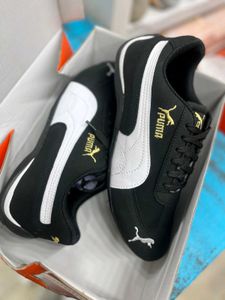 Puma Speed Cat Black White Sneakers