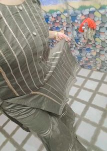 beautiful sharara suit with hvy gota patti work du