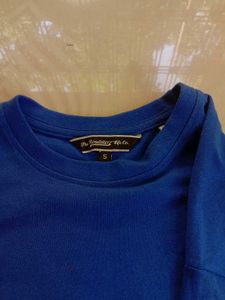 Blue Cropped T-Shirt
