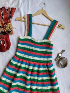 Striped Knit Dress